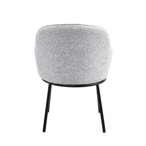 Orlan Dining Chair Upholstered Seat with Metal Frame.