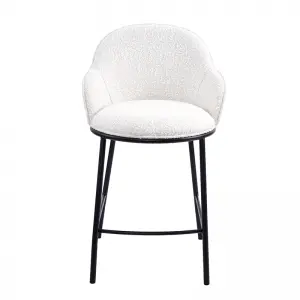 Orlan Counter Chair Upholstered Seat with Metal Frame.