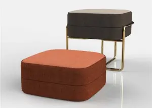 Algar Cube Stool Modern Rectangle Cube Seat