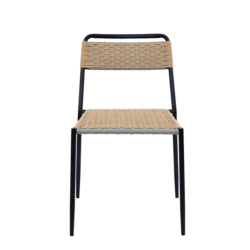 Olefin Rope Woven by Hand Chair Indoor and Outdoor Use  (1)
