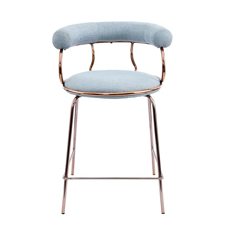 Mimi Counter Chair Upholstered Seat with Metal Frame. (1)