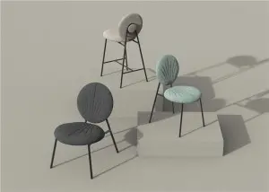 Minimalist Obsidian Dining Chairs Are Essential For The Dining Room And Study