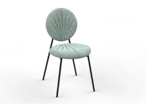Cleo Dining Chair Modern Industrial Upholstered Chairs Suitable For Home, Bistro Coffee Shop