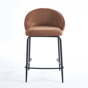 Barbara Counter Chair Upholstered Seat with Metal Frame.