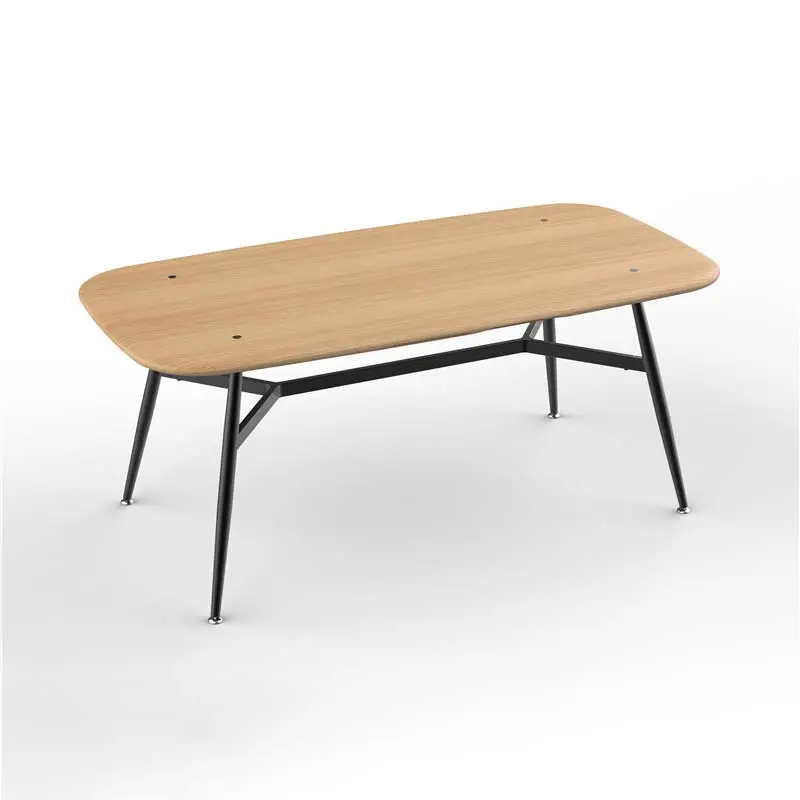 Mael Dining Table Modern Industrial Rectangle Kitchen Table with Metal Frame, Industrial Large Wood Dining Room Table for Kitchen, Living Room (1)